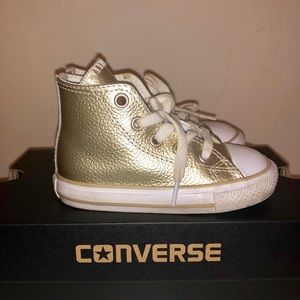 Converse (gold leather)